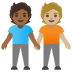 people holding hands, medium-dark skin tone, medium-light skin tone